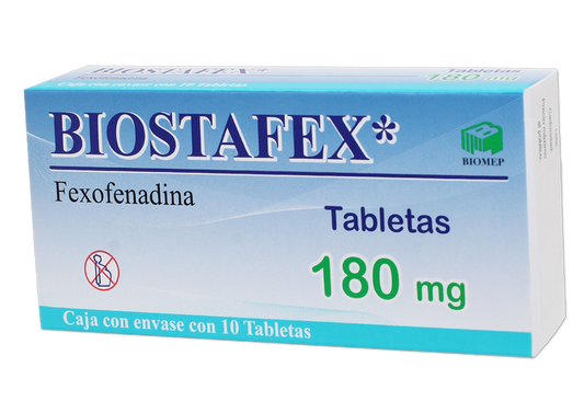 BIOSTAFEX 10 TAB 180 MG