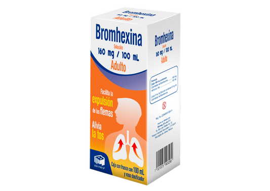 BROMHEXINA AD 1 SUSP 160MG/100 ML