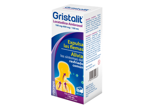GRISTALIT 1 JBE 600/100MG/5/120 ML