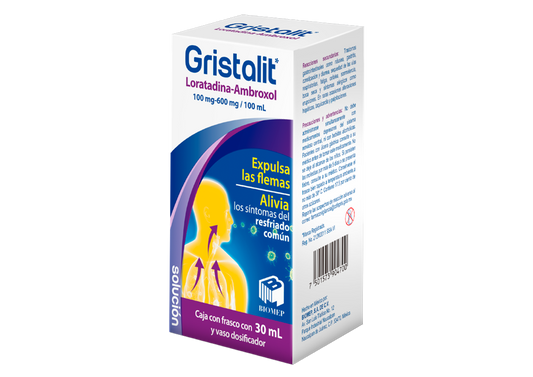 GRISTALIT 1 JBE 600/100MG/30 ML