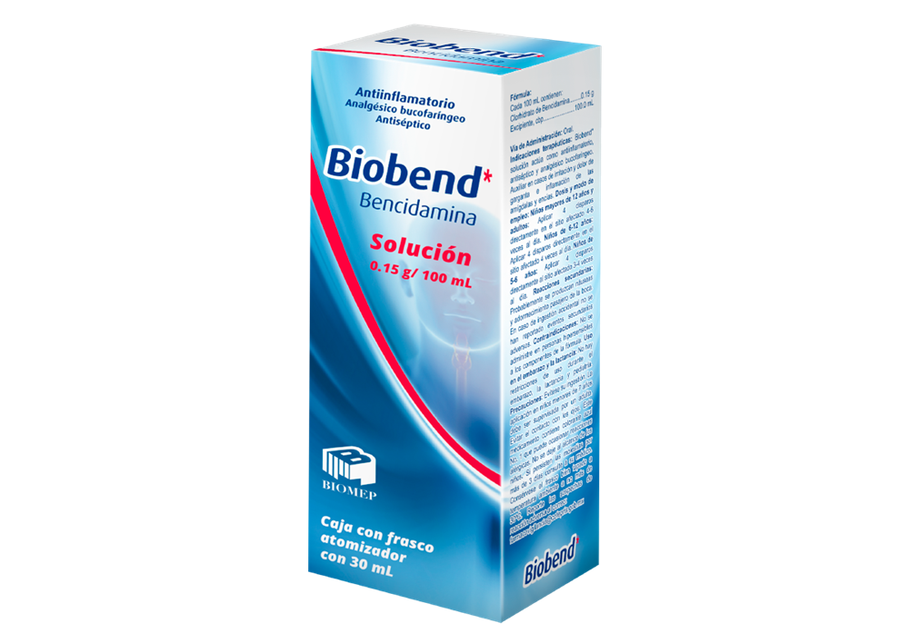 BIOBEND 1 SPRAY 1.5MG/1/30 ML
