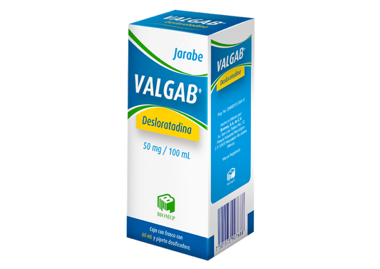 VALGAB 1 JBE 50MG/60 ML