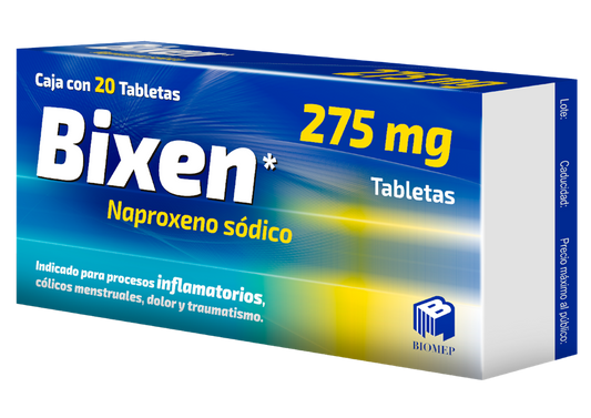 BIXEN 20 TAB 275 MG