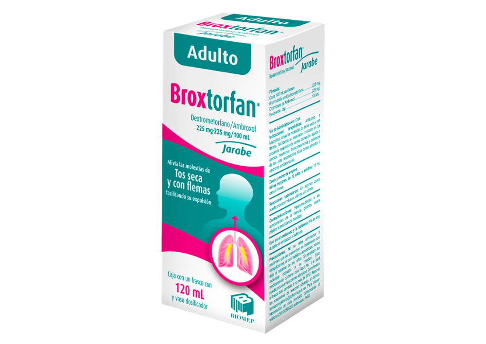 BROXTORFAN ADT 1 SOL 225MG-225MG/100ML C