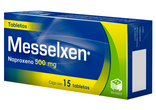 MESSELXEN 15 TAB 500 MG