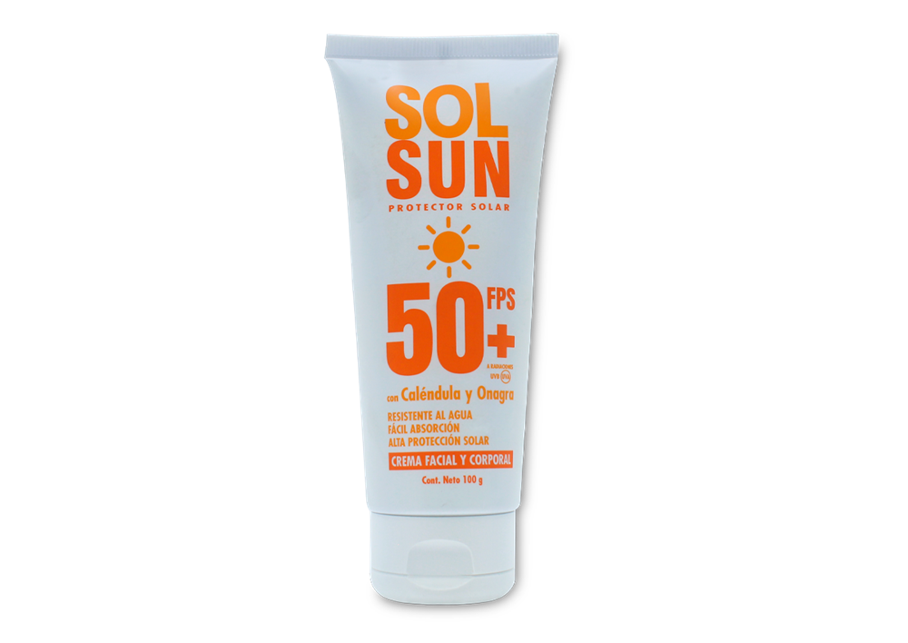 SOLSUN PROTECTOR SOLAR FPS+50 1 CMA 100G