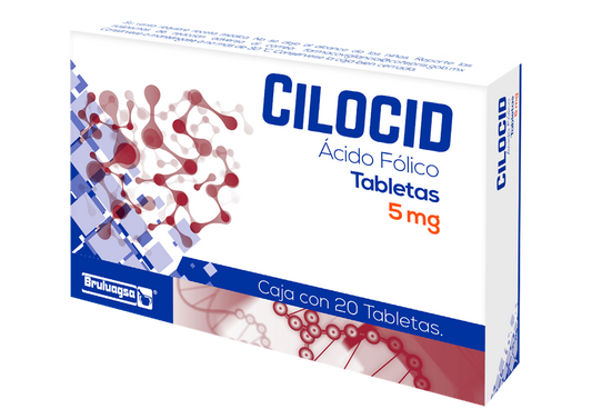 CILOCID (ACIDO FOLICO) 20 TAB 5 MG