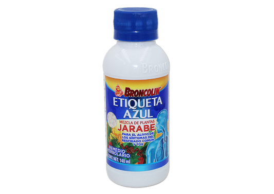 BRONCOLIN NATURAL ETIQ AZUL 1 JBE 140 ML