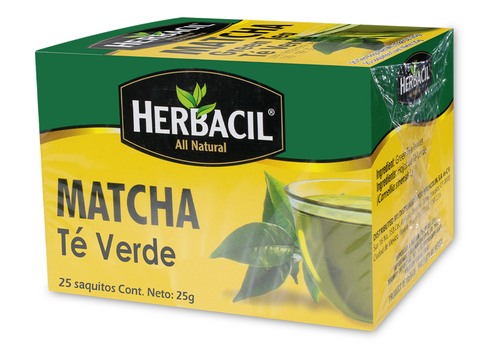 HERBACIL TE VERDE MATCHA 25 SOB 1 G