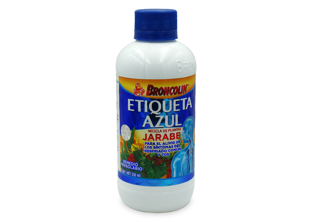 BRONCOLIN NATURAL ETIQ AZUL 1 JBE 250 ML