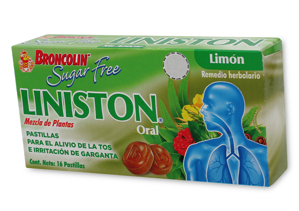 BRONCOLIN SUGAR FREE LIMON 1 CJA 35 G