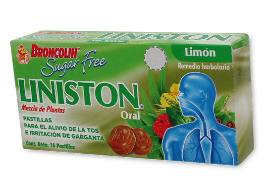 BRONCOLIN SUGAR FREE LIMON 1 CJA 35 G