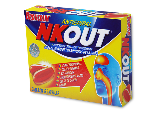 NKOUT 12 CAPS 250MG/5MG/2MG
