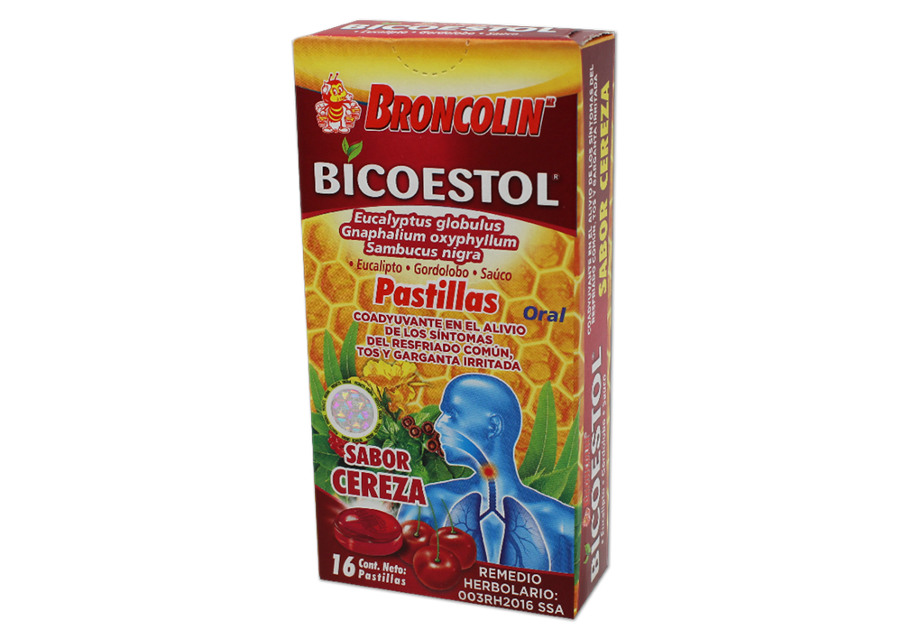 BICOESTOL CEREZA 1 PQTE C/16 PAST 40 G