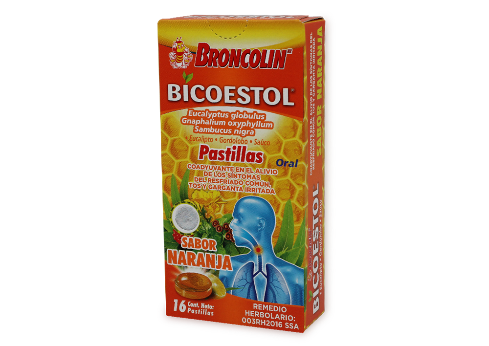 BICOESTOL NARANJA 1 PAQ C/16 PAST 40 G