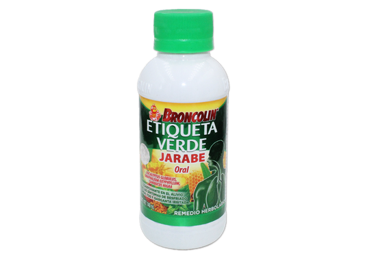 BRONCOLIN ETIQUETA VERDE 1 JBE 140 ML