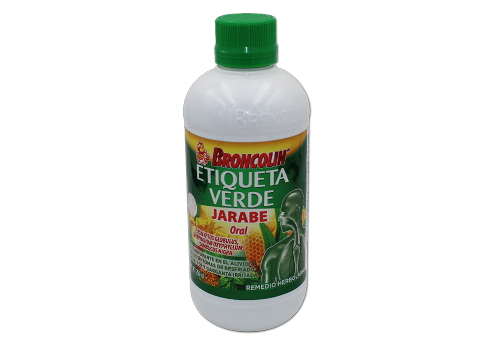 BRONCOLIN ETIQUETA VERDE 1 JBE 250 ML