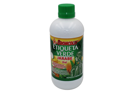 BRONCOLIN ETIQUETA VERDE 1 JBE 250 ML