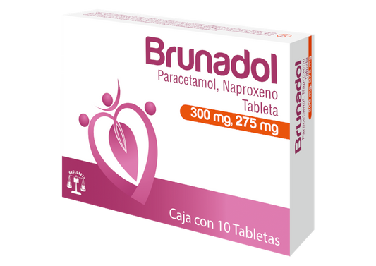 BRUNADOL 10 TAB 275/300 MG