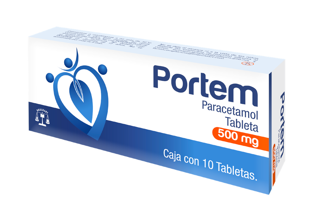 PORTEM 10 TAB 500 MG