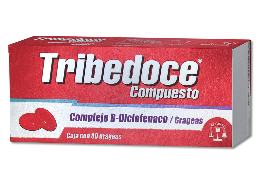 TRIBEDOCE COMPUEST 30 GRAG 50/50/50/1 MG