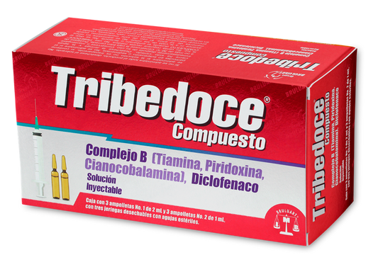 TRIBEDOCE COMPUEST 3 AMP 100/100/5/75 MG