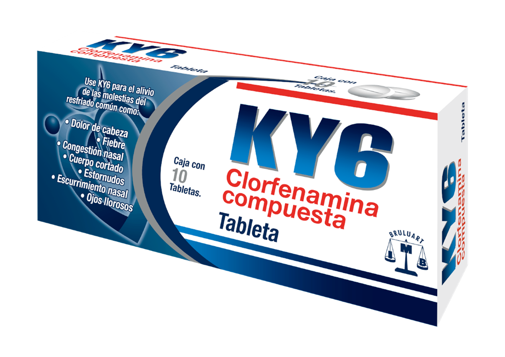 KY6 10 TAB 500/25/5/4 MG