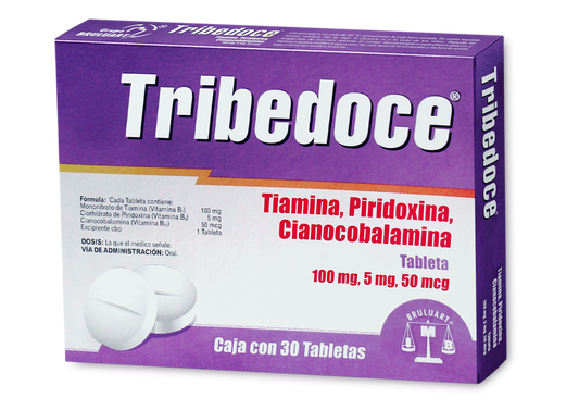 TRIBEDOCE 30 TAB 100/5/0.05 MG