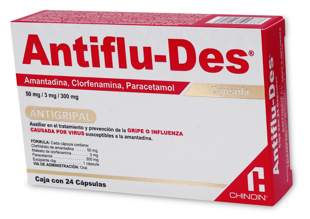 ANTIFLU DES 24 CAPS 1 CAJA 50/3/300 MG