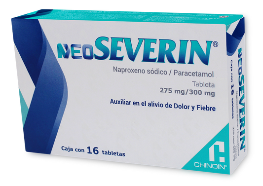 NEO SEVERIN 16 TAB 275 MG/ 300 MG
