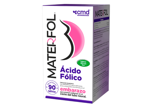 MATERFOL 90 COMP 0.4 MG