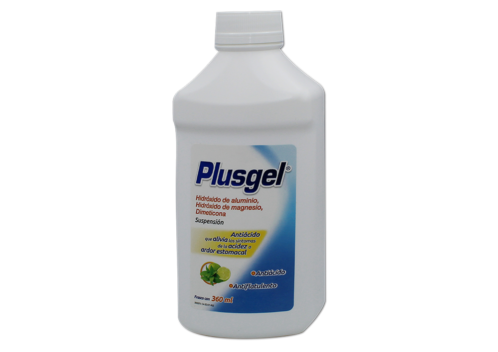 PLUS GEL 1 SOL 200/185/50MG/5/360 ML