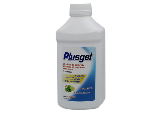 PLUS GEL 1 SOL 200/185/50MG/5/360 ML