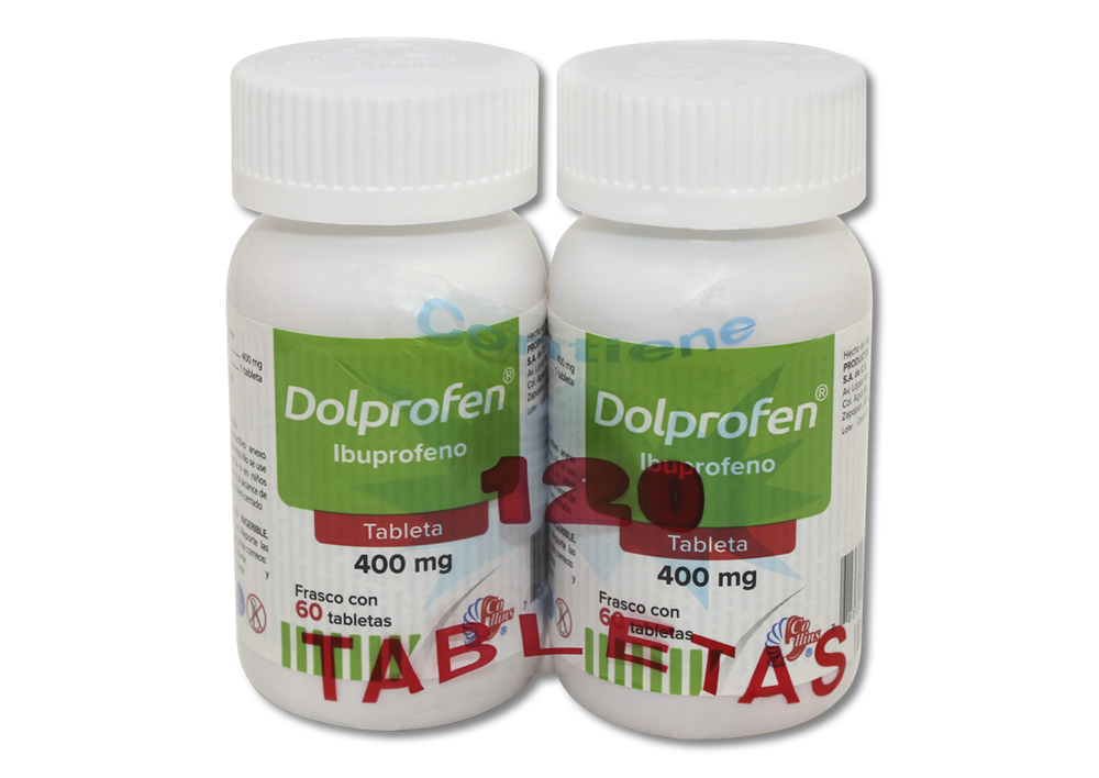 DOLPROFEN 2 FCO 60 TAB 400 MG