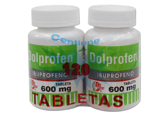 DOLPROFEN 2 FCO 60 TAB 600 MG