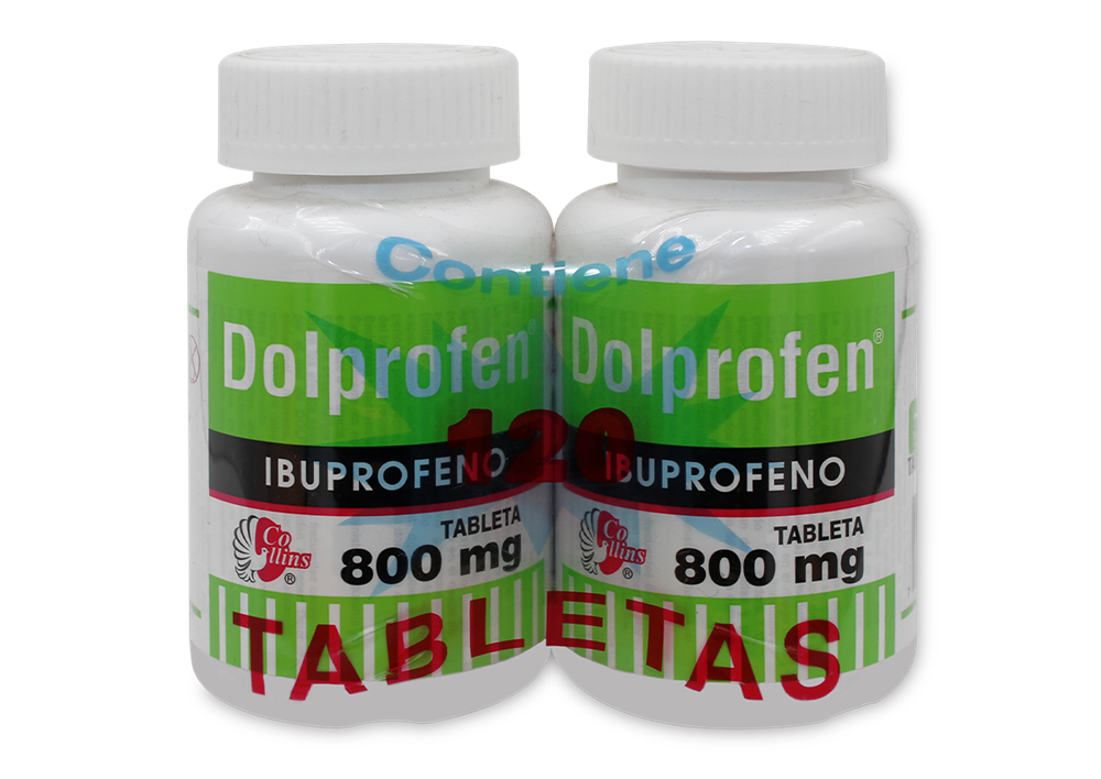 DOLPROFEN 2 FCO 60 TAB 800 MG
