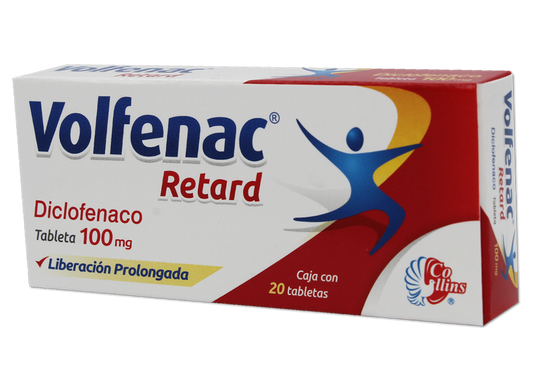 VOLFENAC RETARD 20 TAB 100 MG
