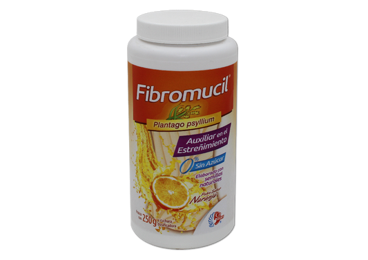 FIBROMUCIL NARANJA S/AZUCAR 1 PVO 250 G