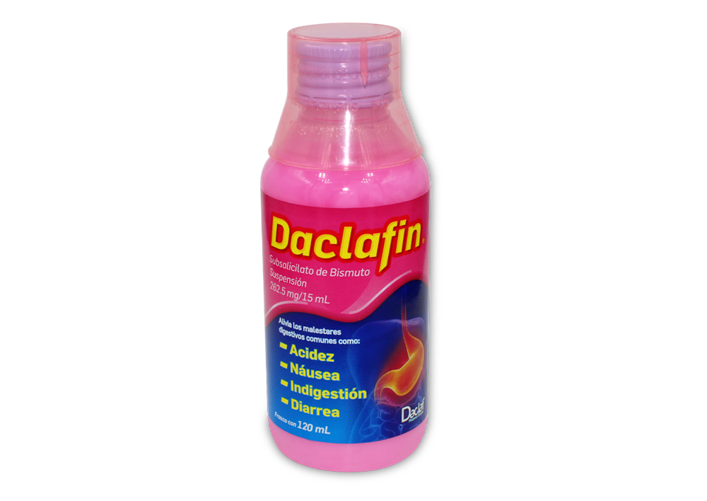 DACLAFIN SUBSALICILATO DE BISMUTO 120 ML
