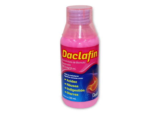 DACLAFIN SUBSALICILATO DE BISMUTO 120 ML