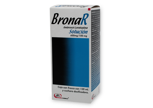 BRONAR 1 JBE 600/100MG/5/120 ML