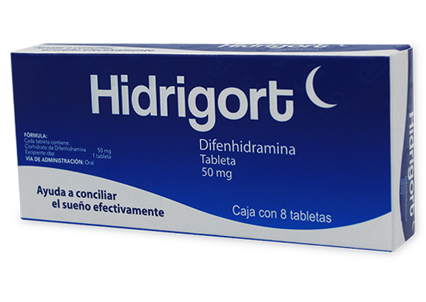 HIDRIGORT 8 TAB 50 MG