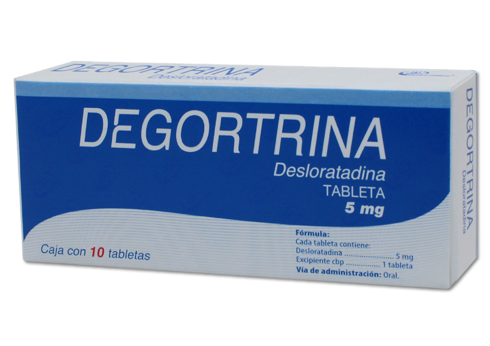 DEGORTRINA 10 TAB 5 MG