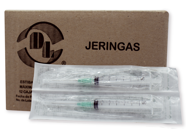 JERINGA VERDE 100 JERS 21X32MM/3 ML