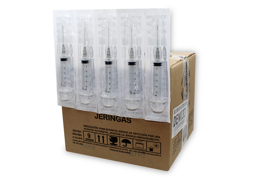 JERINGA NEGRA 100 JERS 22X32MM/5 ML