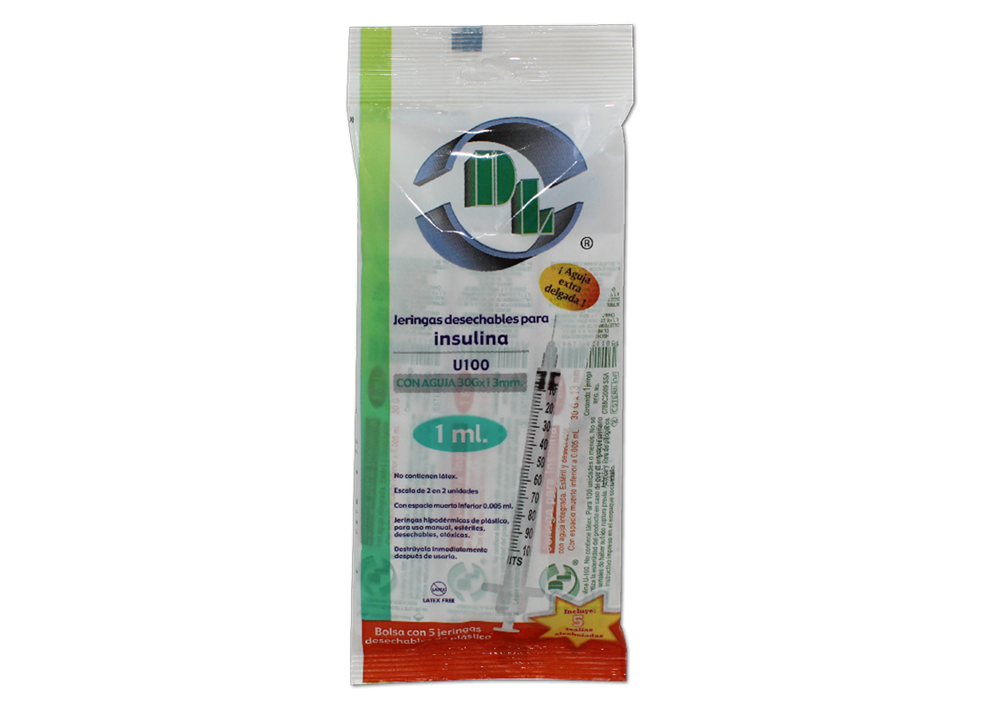 JERINGA INSULINA 5 JERS 30X13MM/1 ML