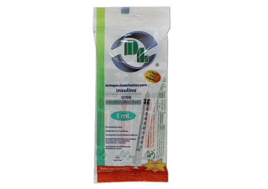 JERINGA INSULINA 5 JERS 30X13MM/1 ML