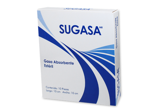GASA ESTERIL SUGASA 10 GASA 10CMX10 CM