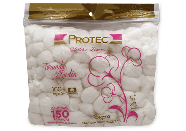 ALGODON BOLSA CON 150 TORUNDAS 75 G