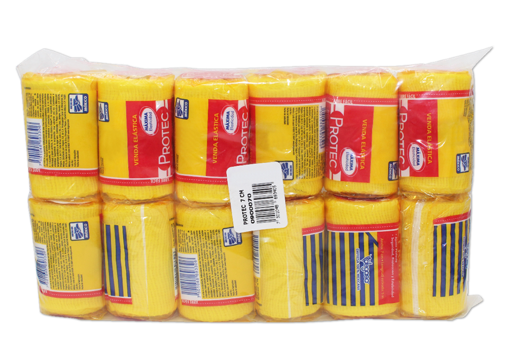 VENDA ELASTICA PROTEC 12 VENDAS 7CMX5 M